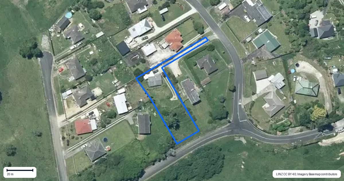 Property context map for 5 Henderson Street, Te Kuiti