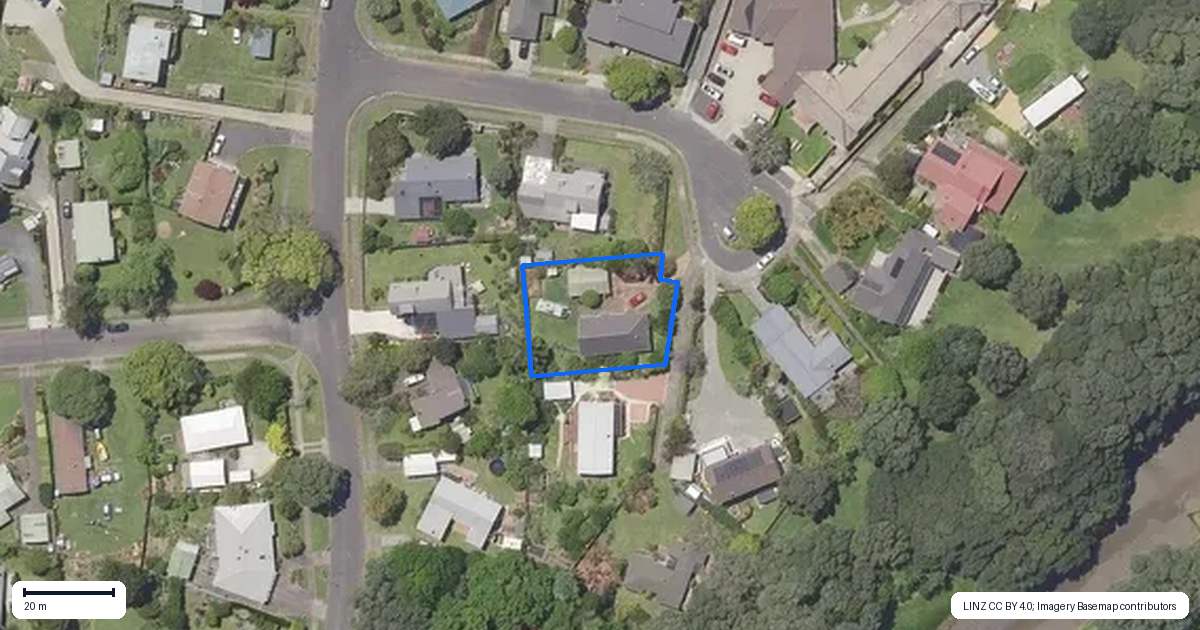 Property context map for 4 Marina Way, Athenree, Waihi Beach
