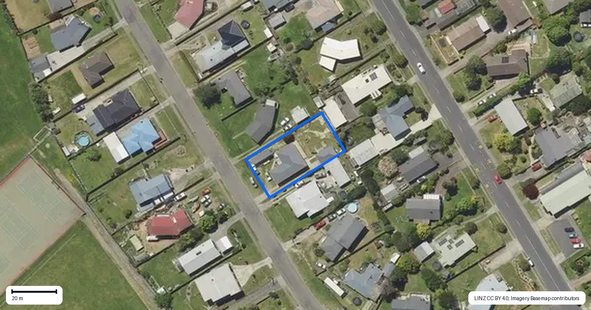 Property context map for 16 Elliott Crescent, Owhata, Rotorua