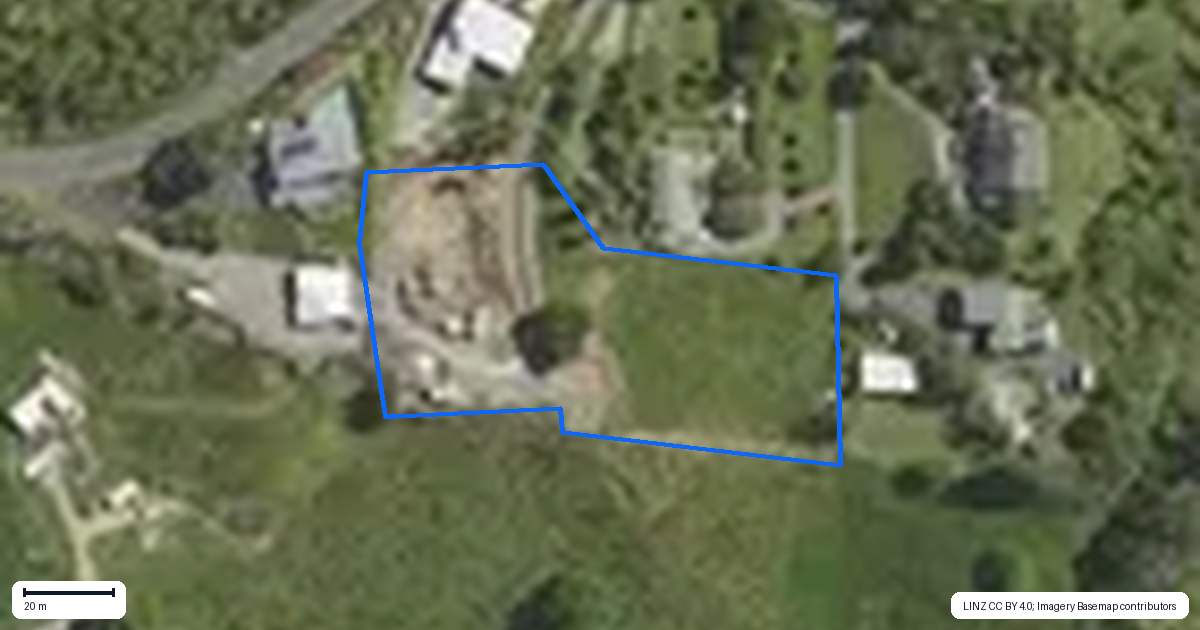 Property context map for 295B Minden Road, Minden