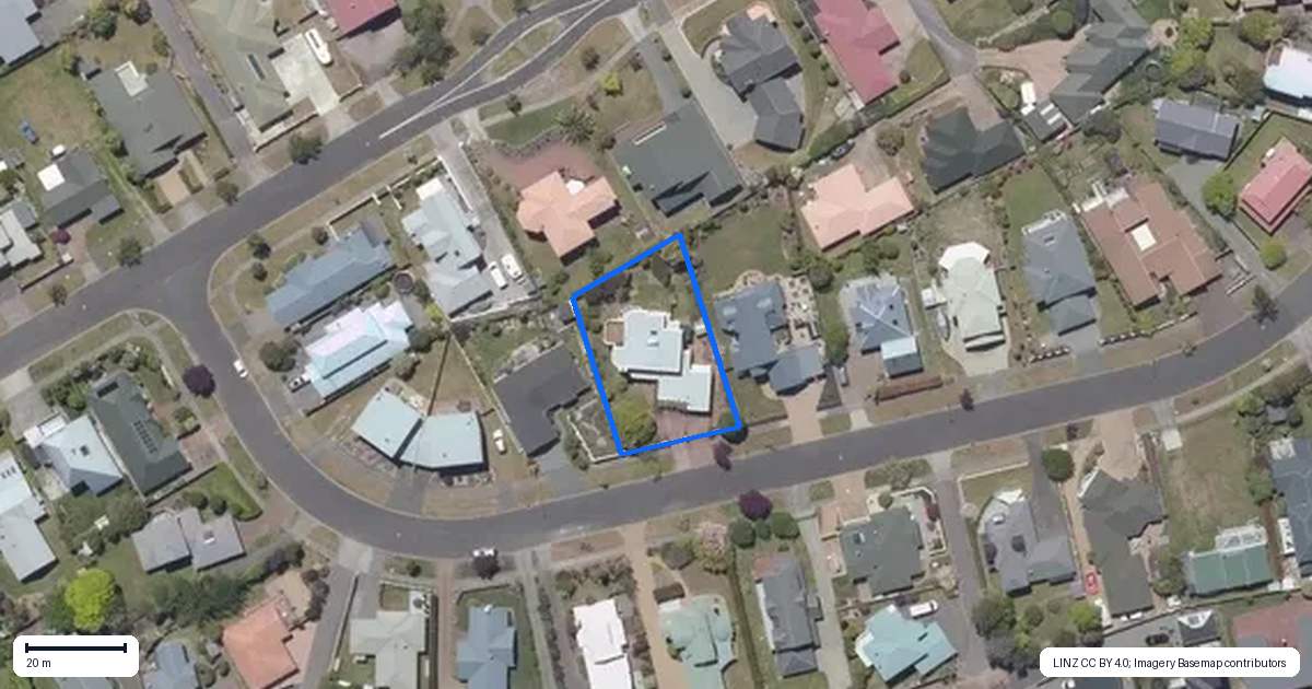 Property context map for 29 Logan Avenue, Wharewaka, Taupo
