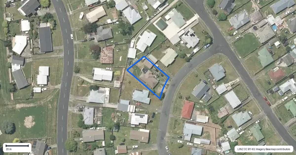 Property context map for 4 Moa Place, Tokoroa