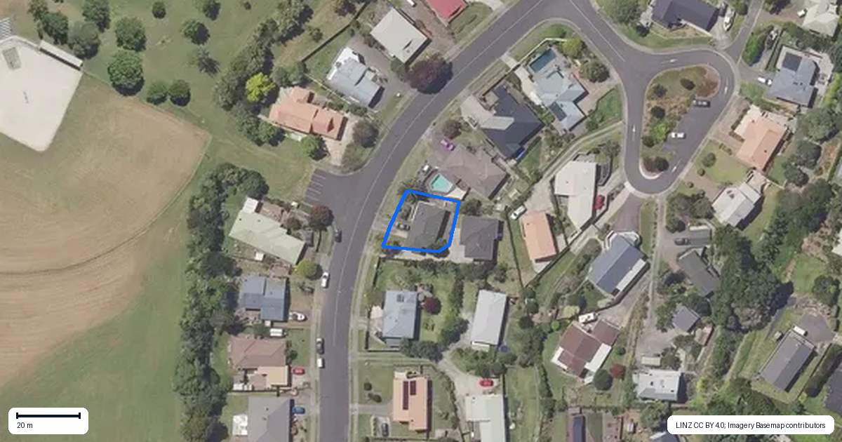Property context map for 83A Carlton Street, Bellevue, Tauranga