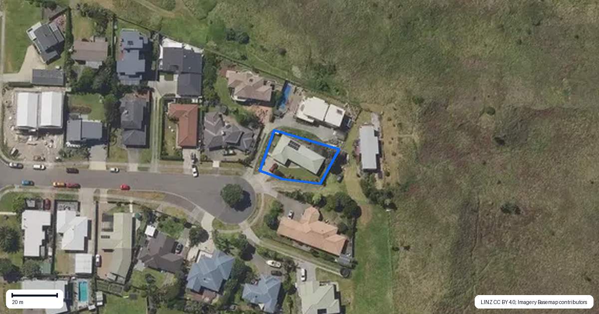 Property context map for 19 Manuera Place, Ohope