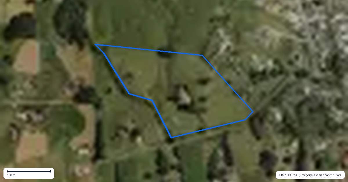 Property context map for 110 Foster Road, Temple View, Hamilton