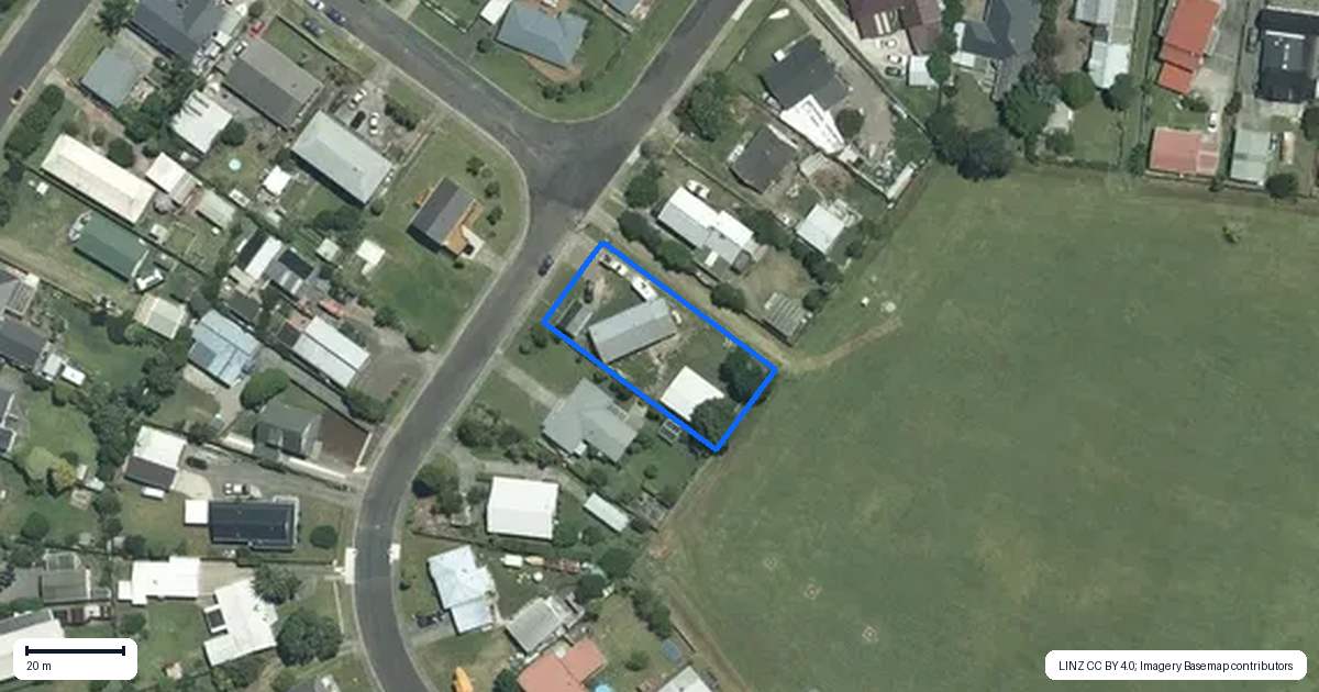 Property context map for 29 Catherine Crescent, Whitianga