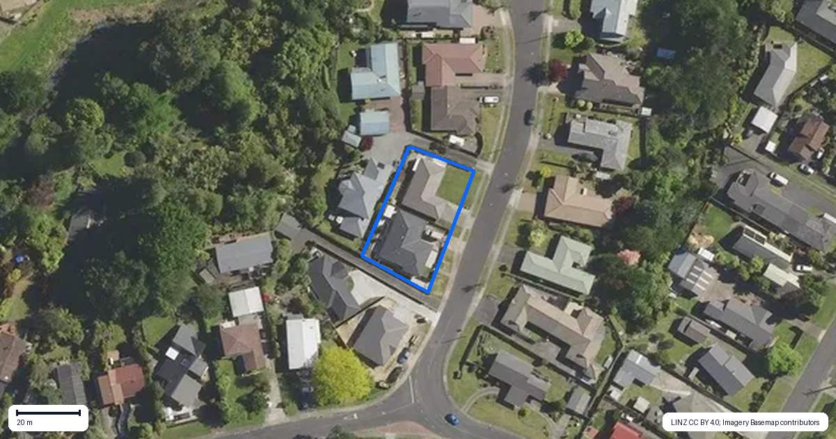 Property context map for 12B Gillam Crescent, Springfield, Rotorua
