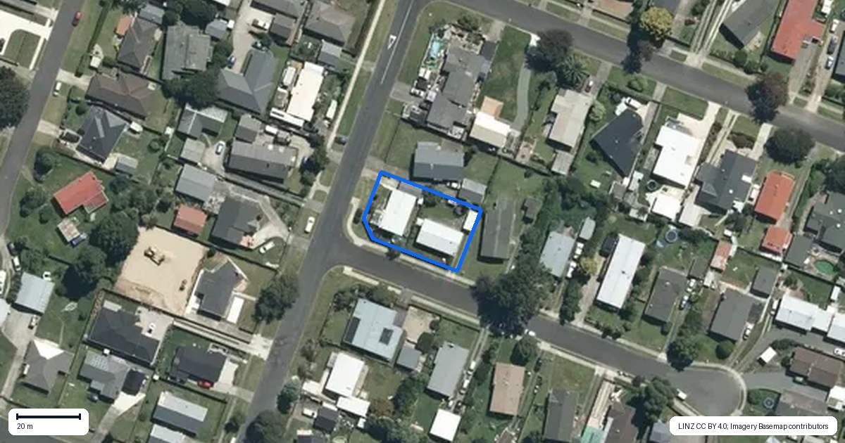 Property context map for 1A Creswell Place, Leamington, Cambridge