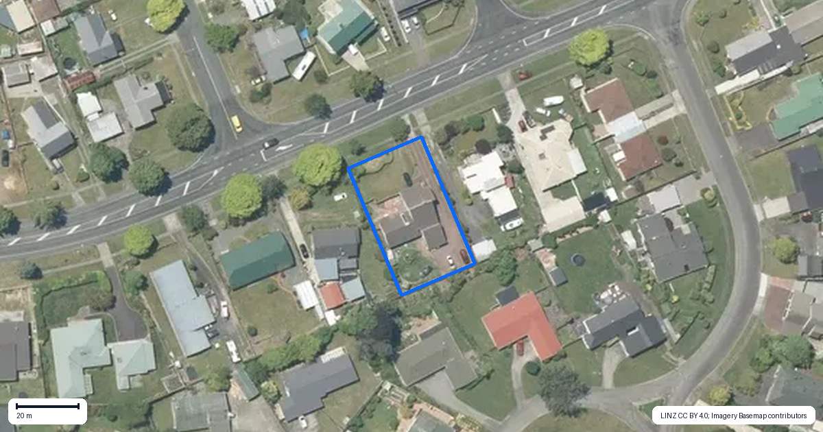 Property context map for 113 Balmoral Drive, Tokoroa