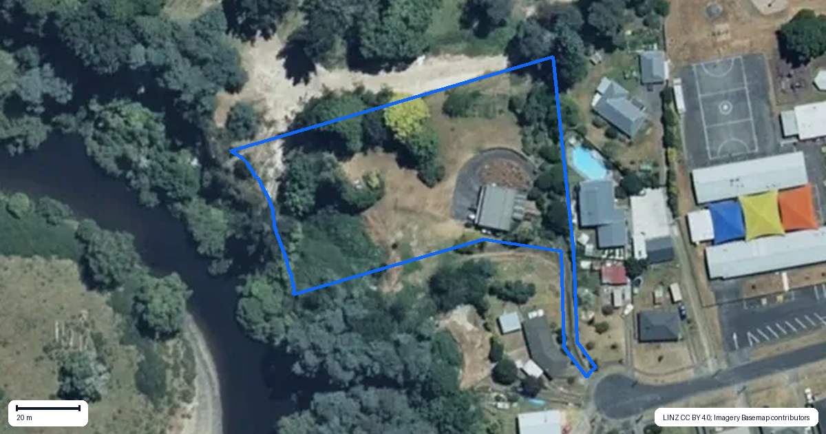 Property context map for 37 Manson Street, Taumarunui