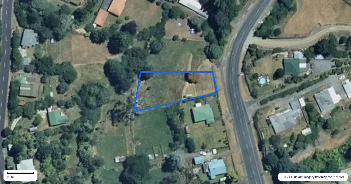 Property context map for 40 Golf Road, Taumarunui