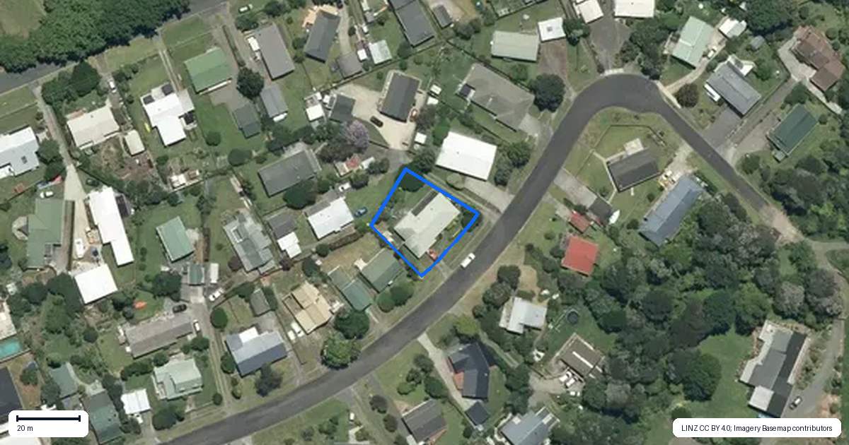 Property context map for 195 Lillis Lane, Coromandel