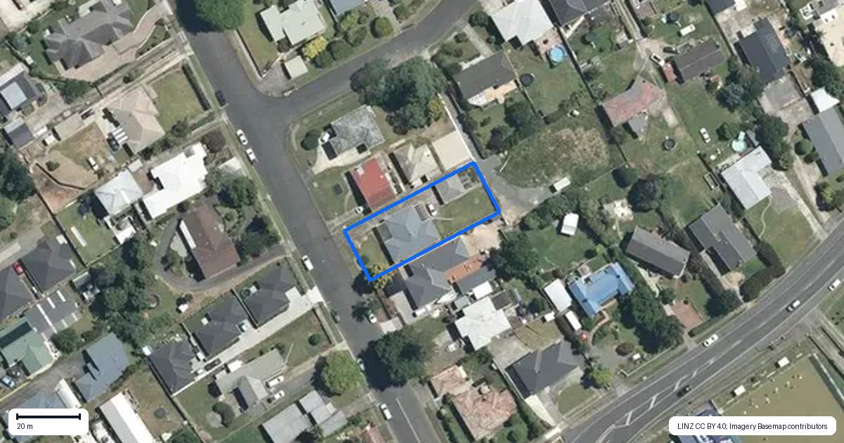 Property context map for 6 Alexandra Avenue, Morrinsville