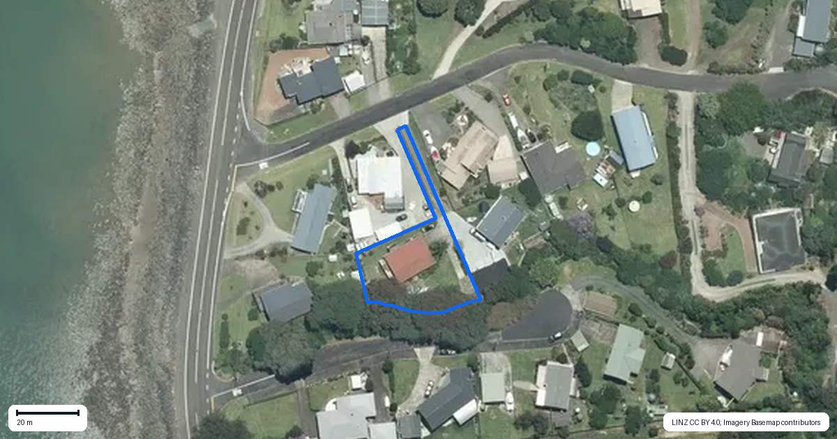 Property context map for 6 Springfield Avenue, Ngarimu Bay, Thames