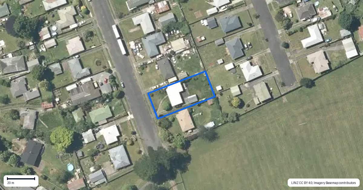 Property context map for 121 Billah Street, Tokoroa