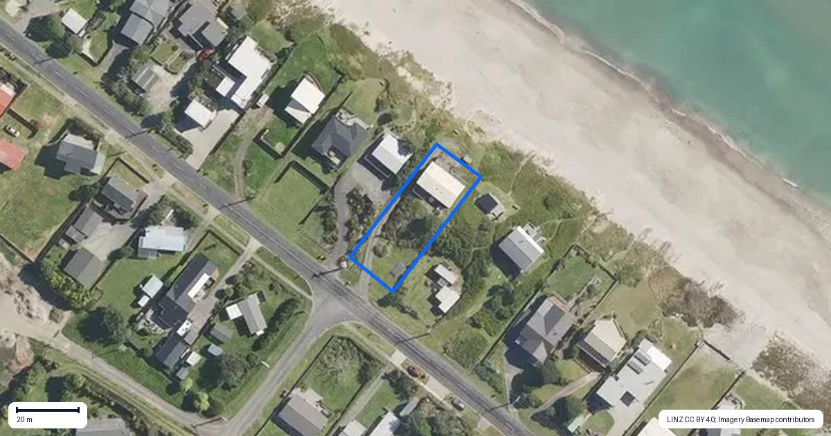 Property context map for 113 Pukehina Parade, Pukehina