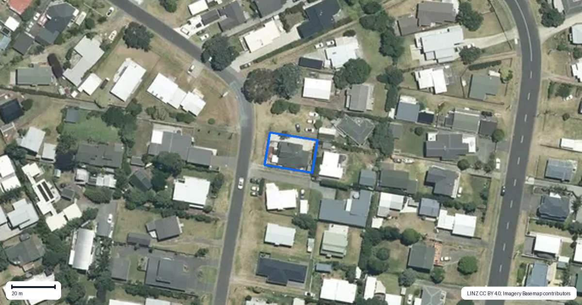 Property context map for 314A Given Avenue, Whangamata