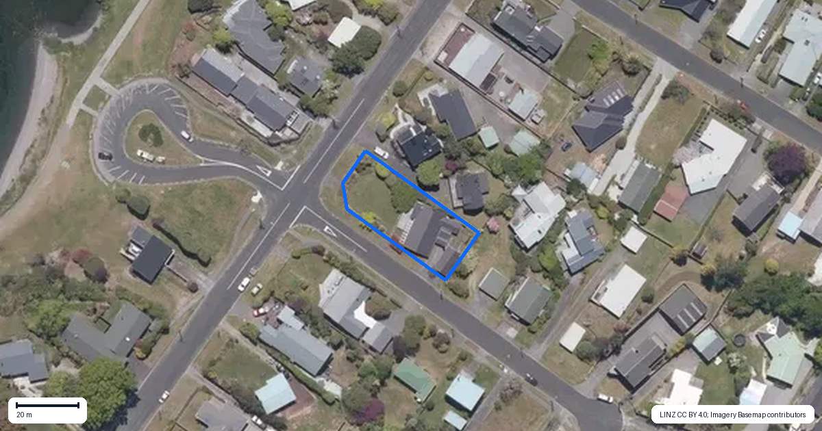 Property context map for 36 Rainbow Drive, Rainbow Point, Taupo