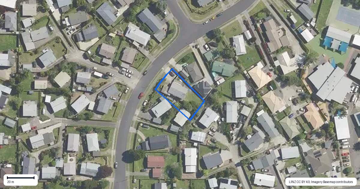 Property context map for 10 Longstead Avenue, Papamoa Beach, Papamoa