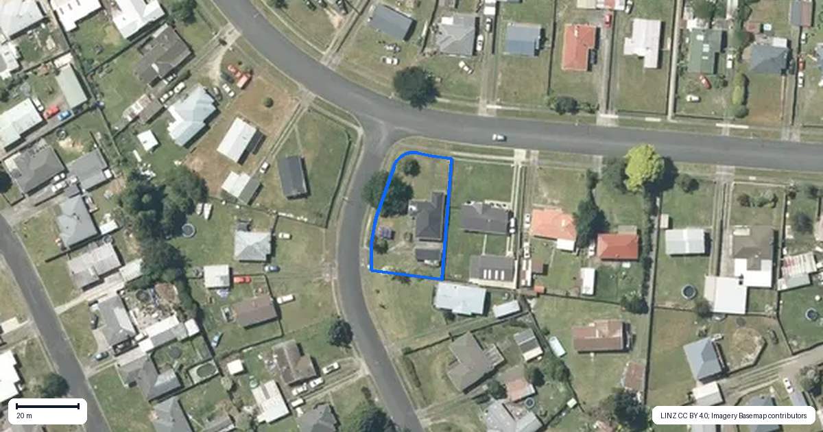 Property context map for 57 Morvern Crescent, Tokoroa