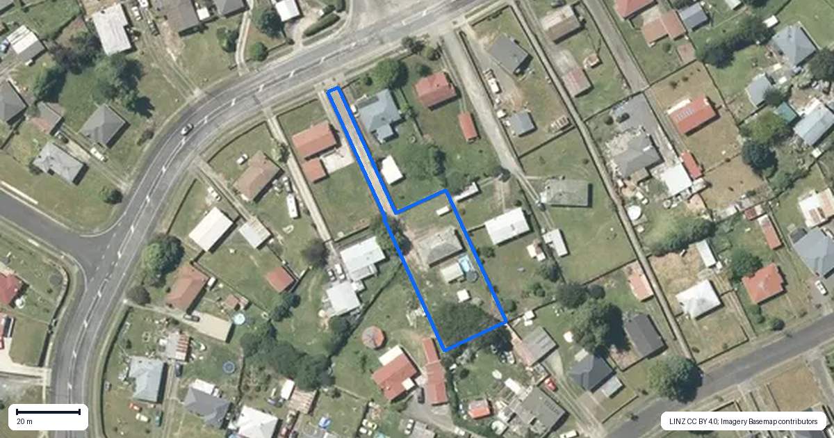 Property context map for 97 Kelso Street, Tokoroa
