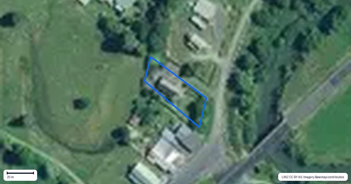 Property context map for 7 Gribbon Road, Mahoenui