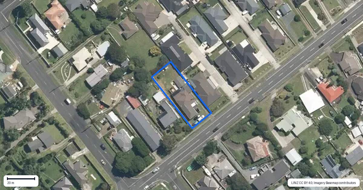 Property context map for 188 Puniu Road, Te Awamutu
