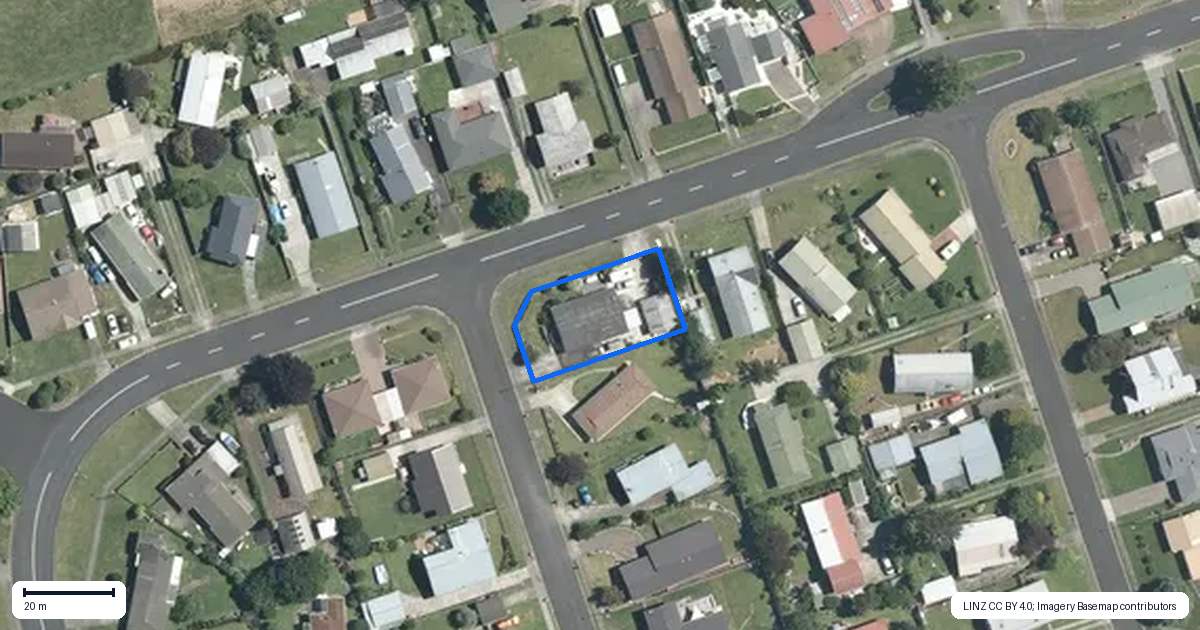 Property context map for 53 Tawari Street, Matamata