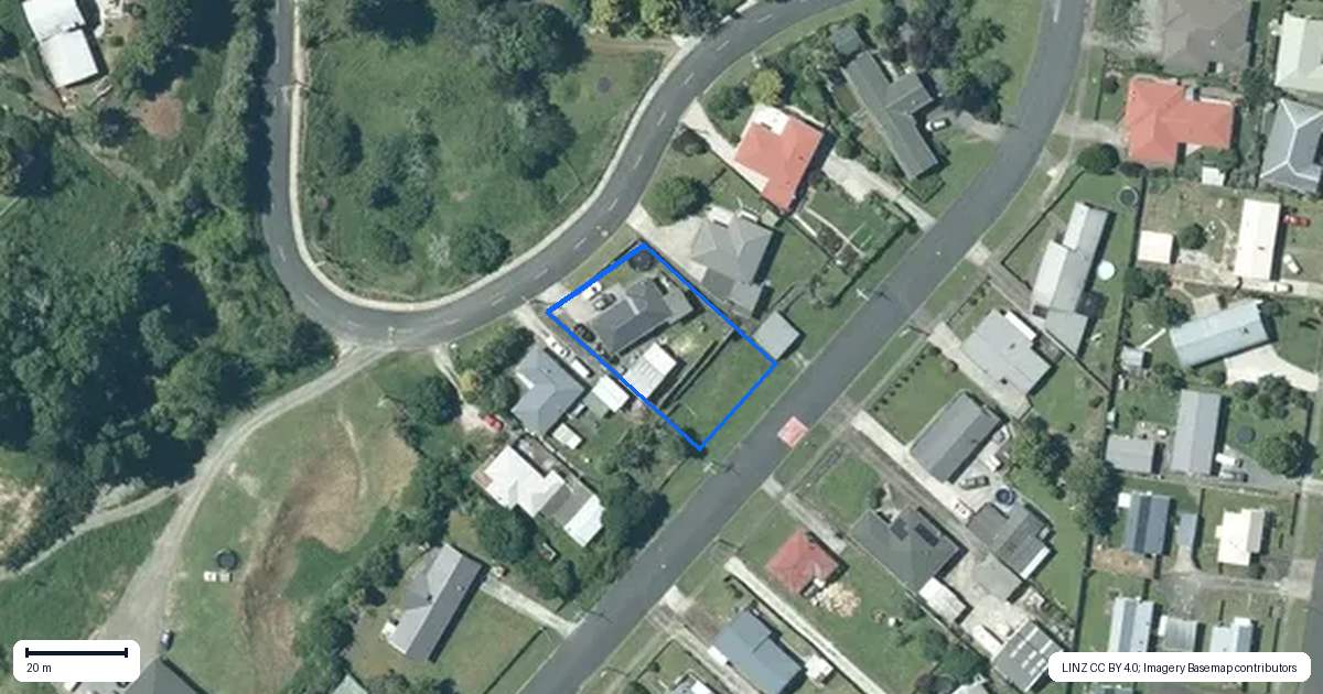 Property context map for 74 Hill Street, Te Kuiti
