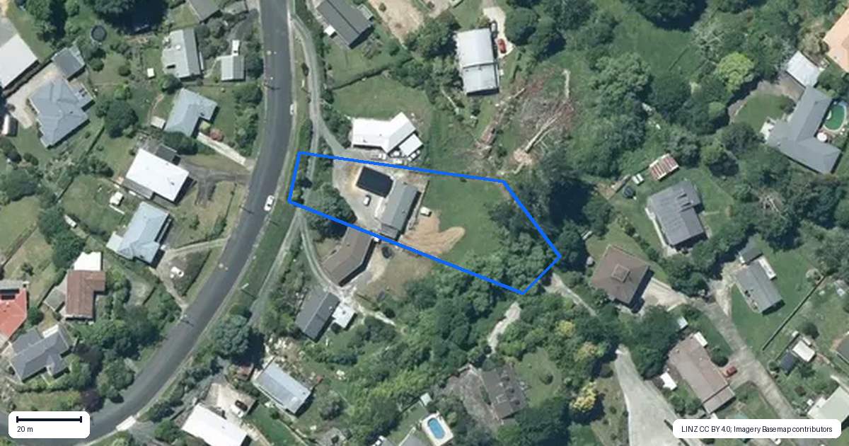 Property context map for 29 Ailsa Street, Te Kuiti