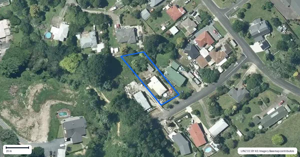 Property context map for 4 Meads Street, Te Kuiti