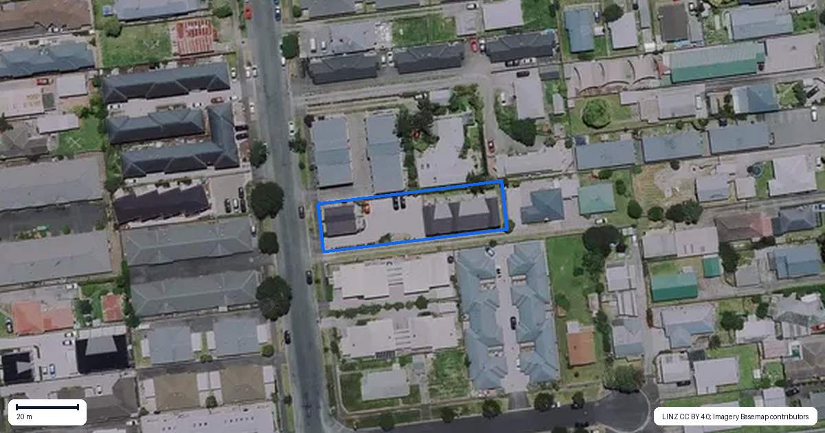Property context map for 4/17 Lyon Street, Frankton, Hamilton