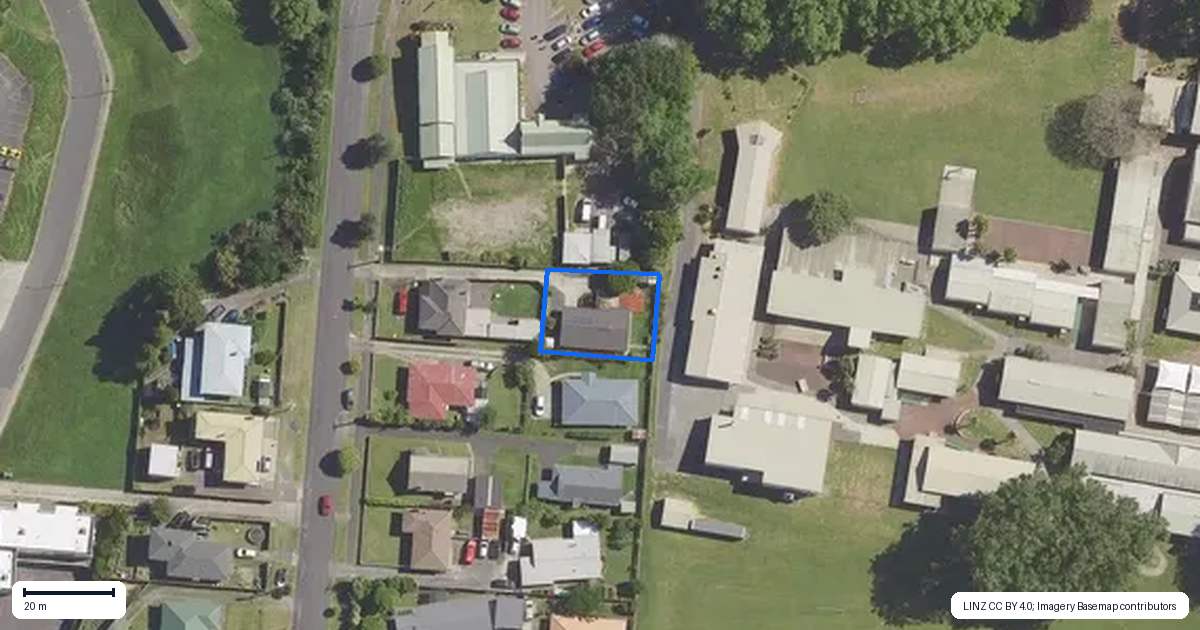 Property context map for 4A Carisbrooke Street, Katikati
