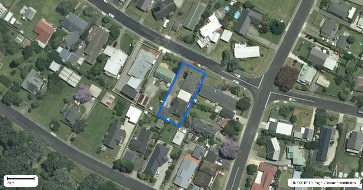 Property context map for 70A Catherine Crescent, Whitianga