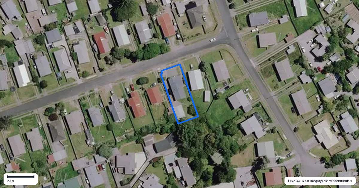 Property context map for 5 McIntosh Street, Chartwell, Hamilton
