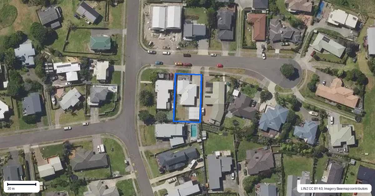 Property context map for 4 Manuera Place, Ohope
