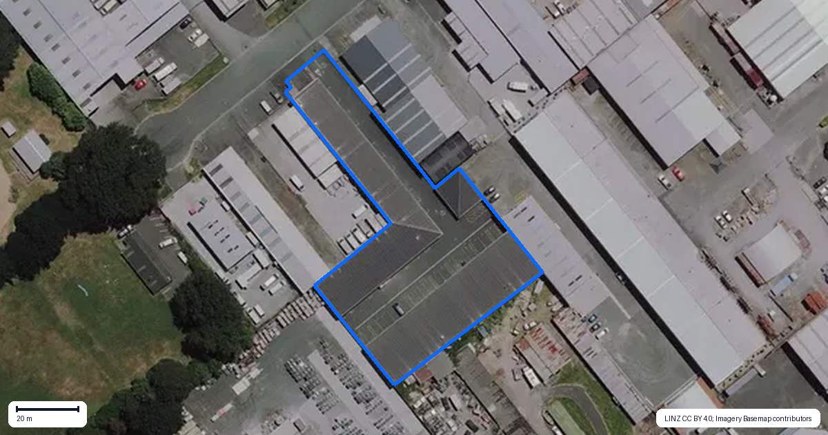 Property context map for 12/23 Bristol Place, Te Rapa, Hamilton
