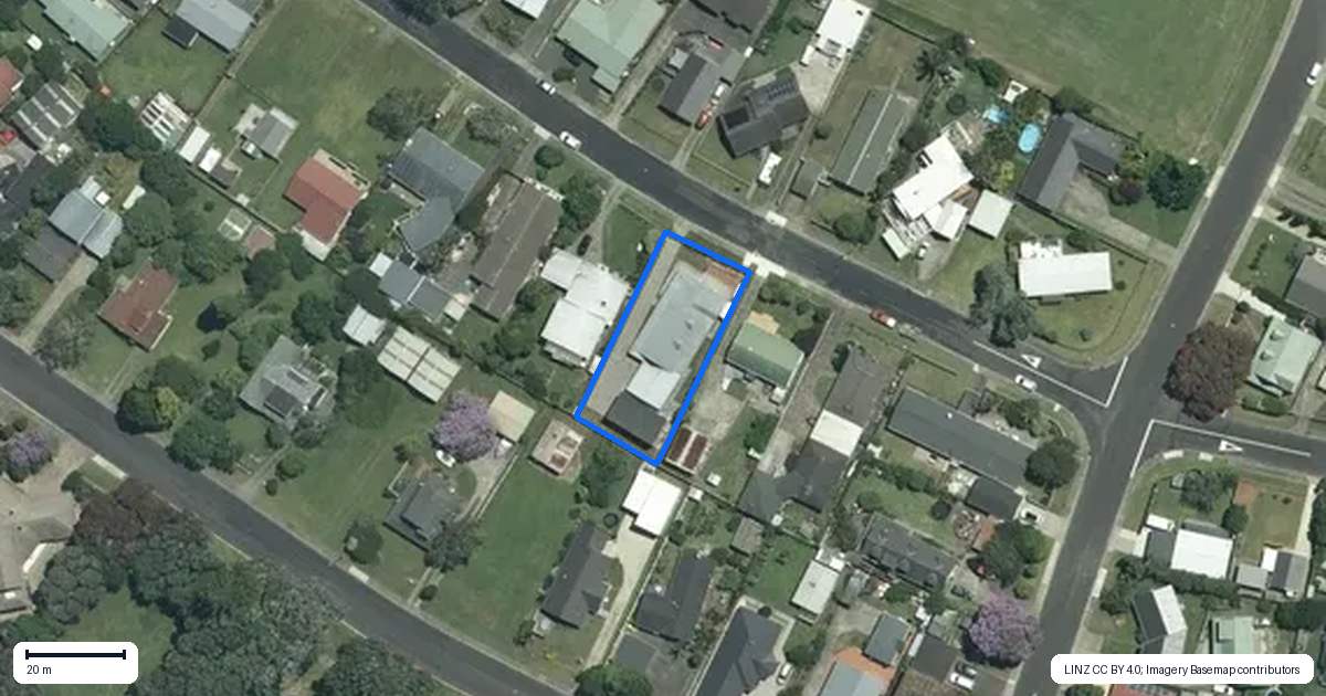 Property context map for 66 Catherine Crescent, Whitianga
