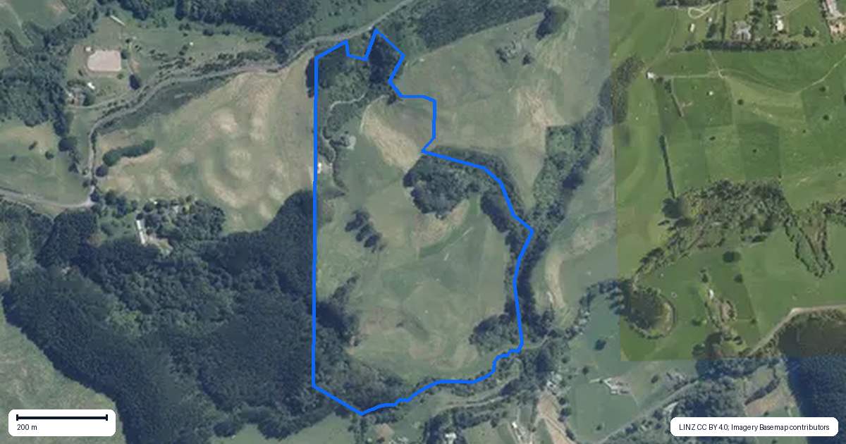 Property context map for 189 Dansey Road, Ngongotaha Valley, Rotorua