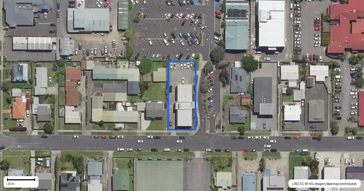 Property context map for 22 Louvain Street, Whakatane