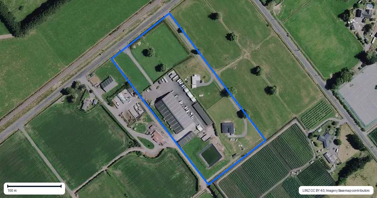 Property context map for 378B Holland Road, Puketaha, Hamilton