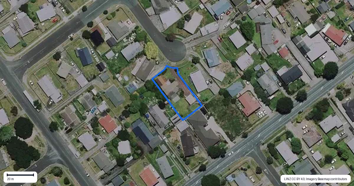 Property context map for 8 Olive Place, Nawton, Hamilton