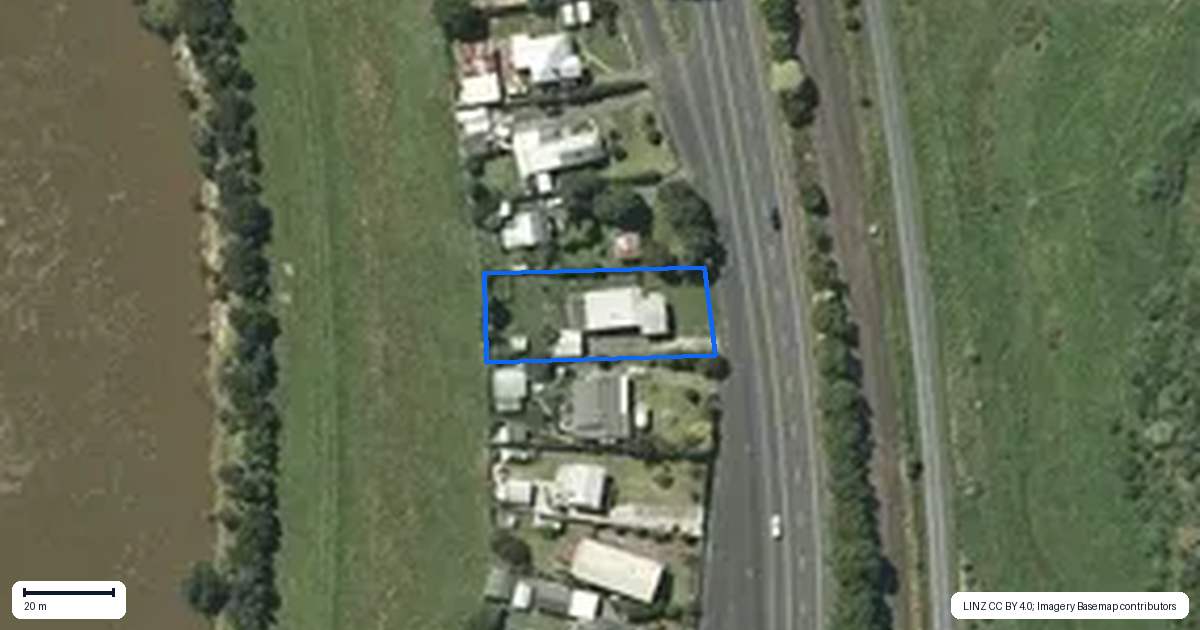 Property context map for 560 Great South Road, Huntly