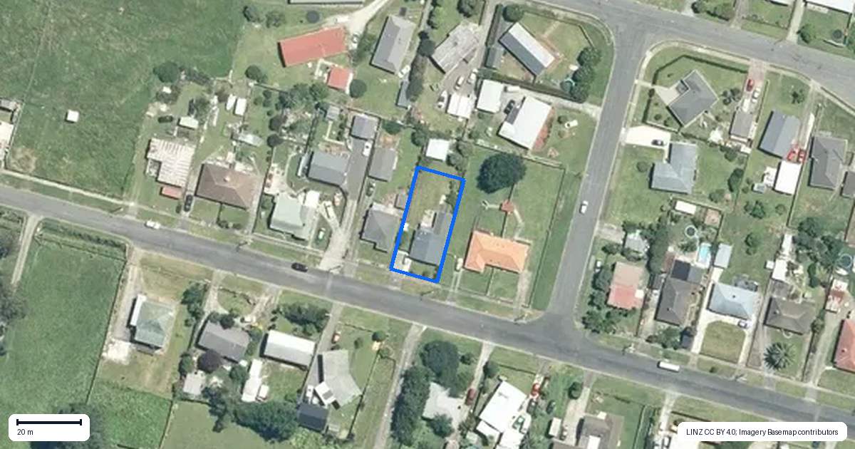 Property context map for 45 Junction Road, Paeroa