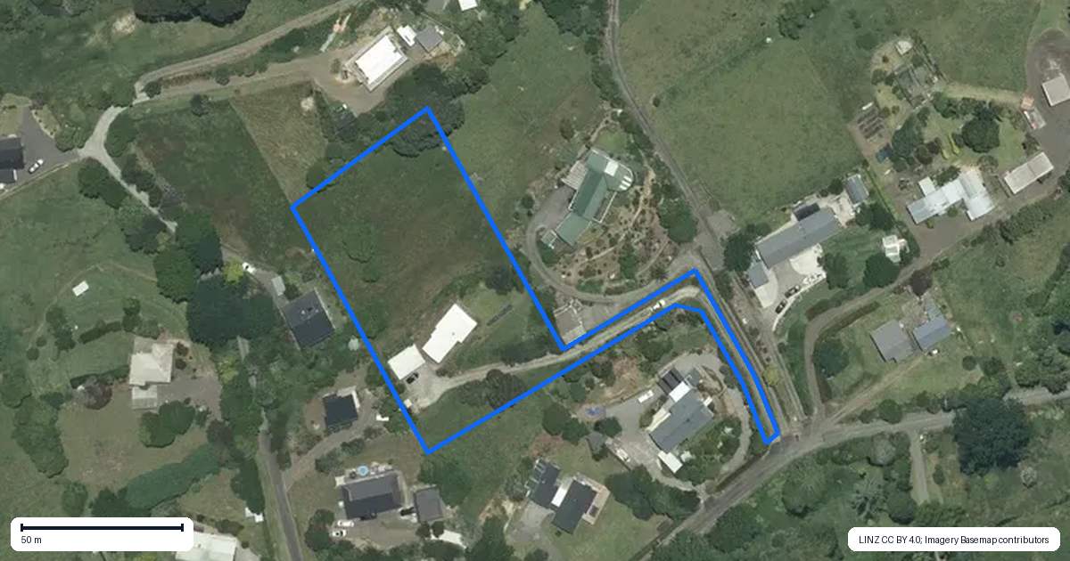 Property context map for 55 Totara Valley Road, Thames