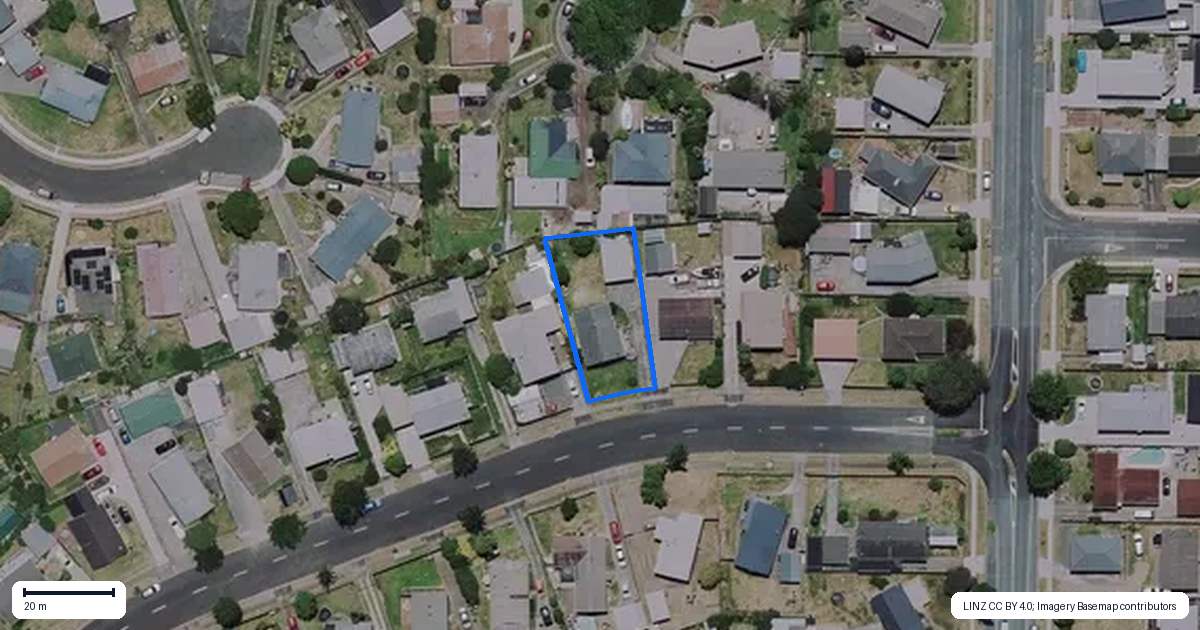 Property context map for 8 Blomfield Street, Nawton, Hamilton