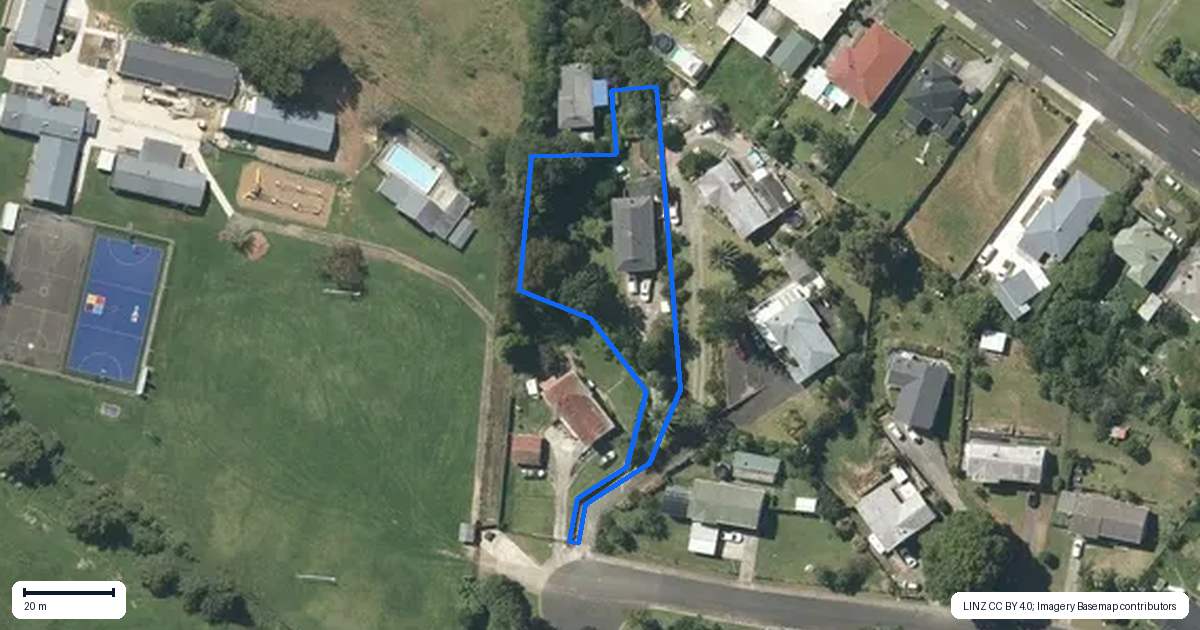 Property context map for 18 Meadows Lane, Huntly