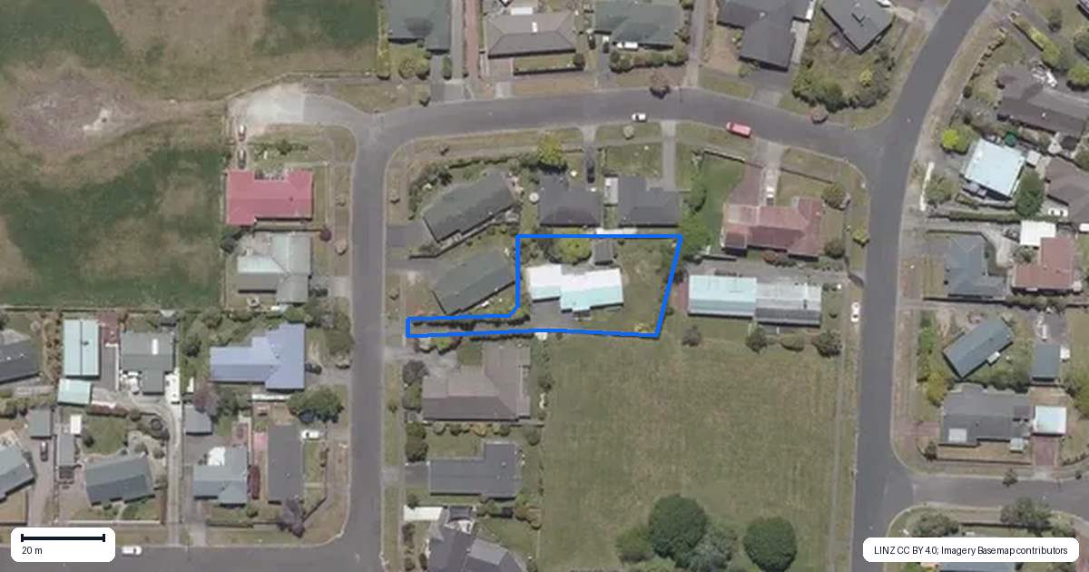 Property context map for 23 Arama Street, Nukuhau, Taupo