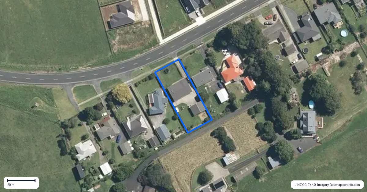 Property context map for 59 Frontier Road, Te Awamutu