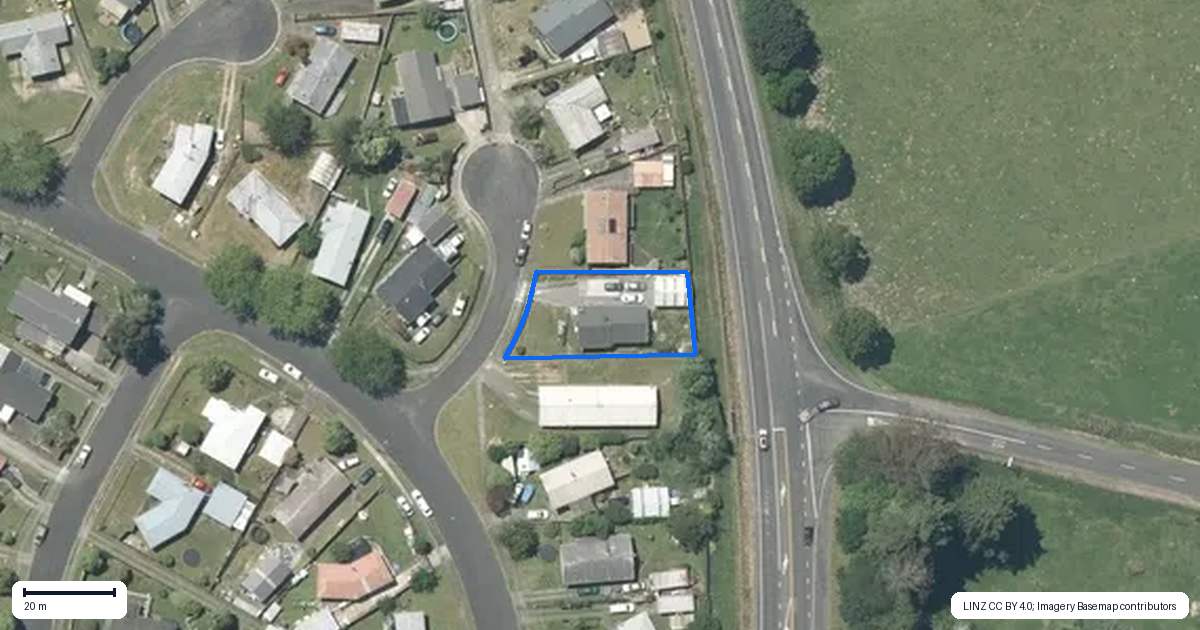 Property context map for 3 Wykeham Place, Tokoroa
